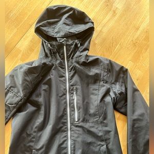 Black Helly Hansen rain jacket